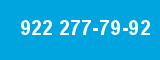 922 277-79-92